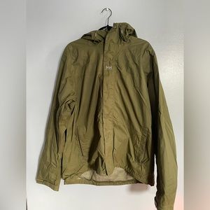 Helly Hansen Rain Jacket size XL Forest Green